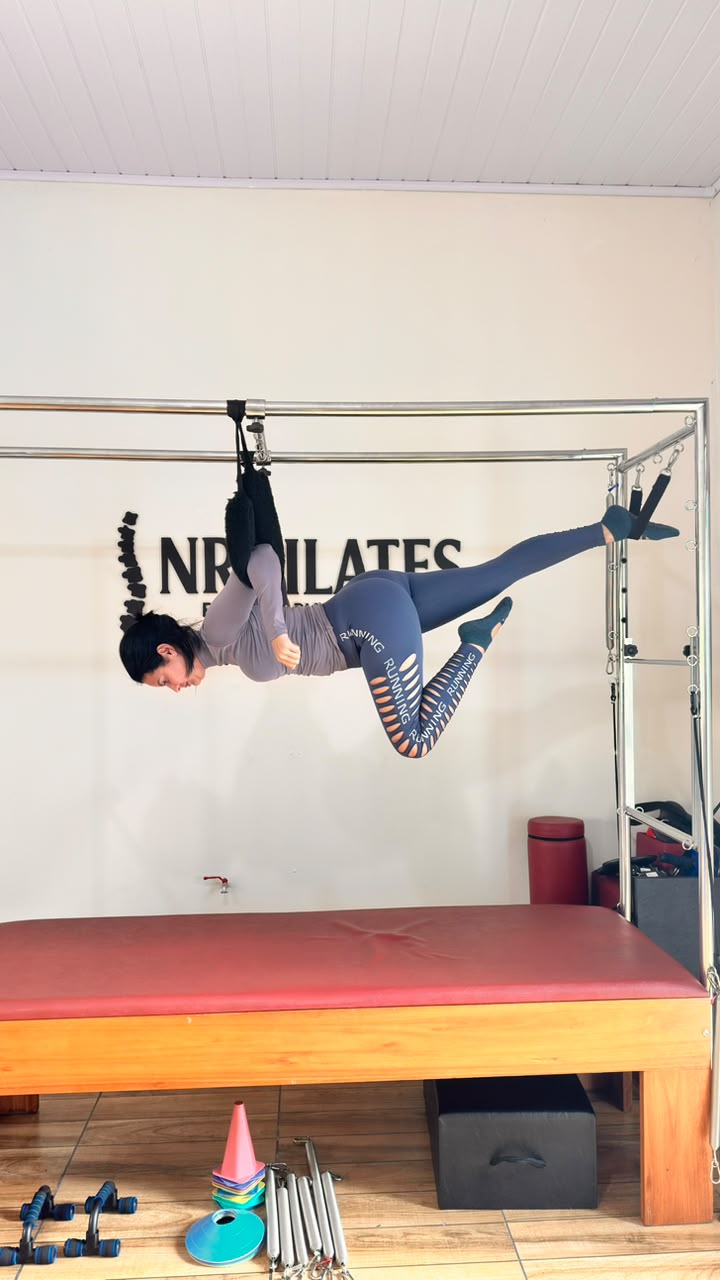 Aparelhos e ambiente do estúdio NR Pilates